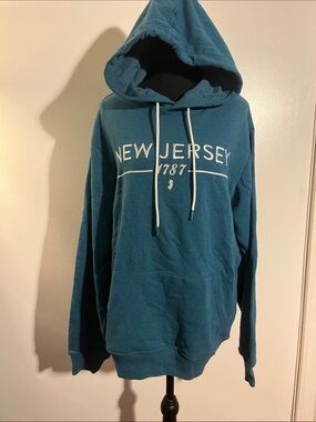 New Jersey Teal Pullover Hoodie